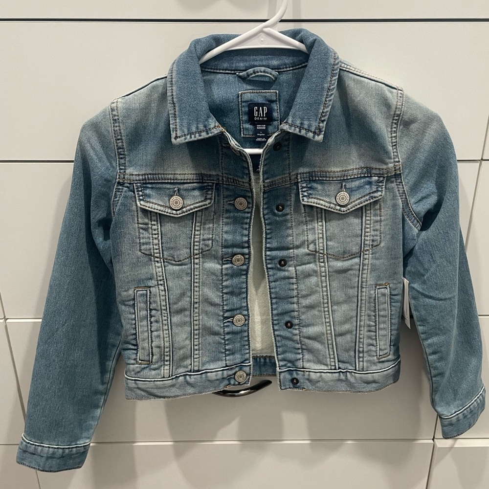 GAP kids girl denim jacket - size L